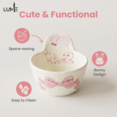 Bow rabbit bowl