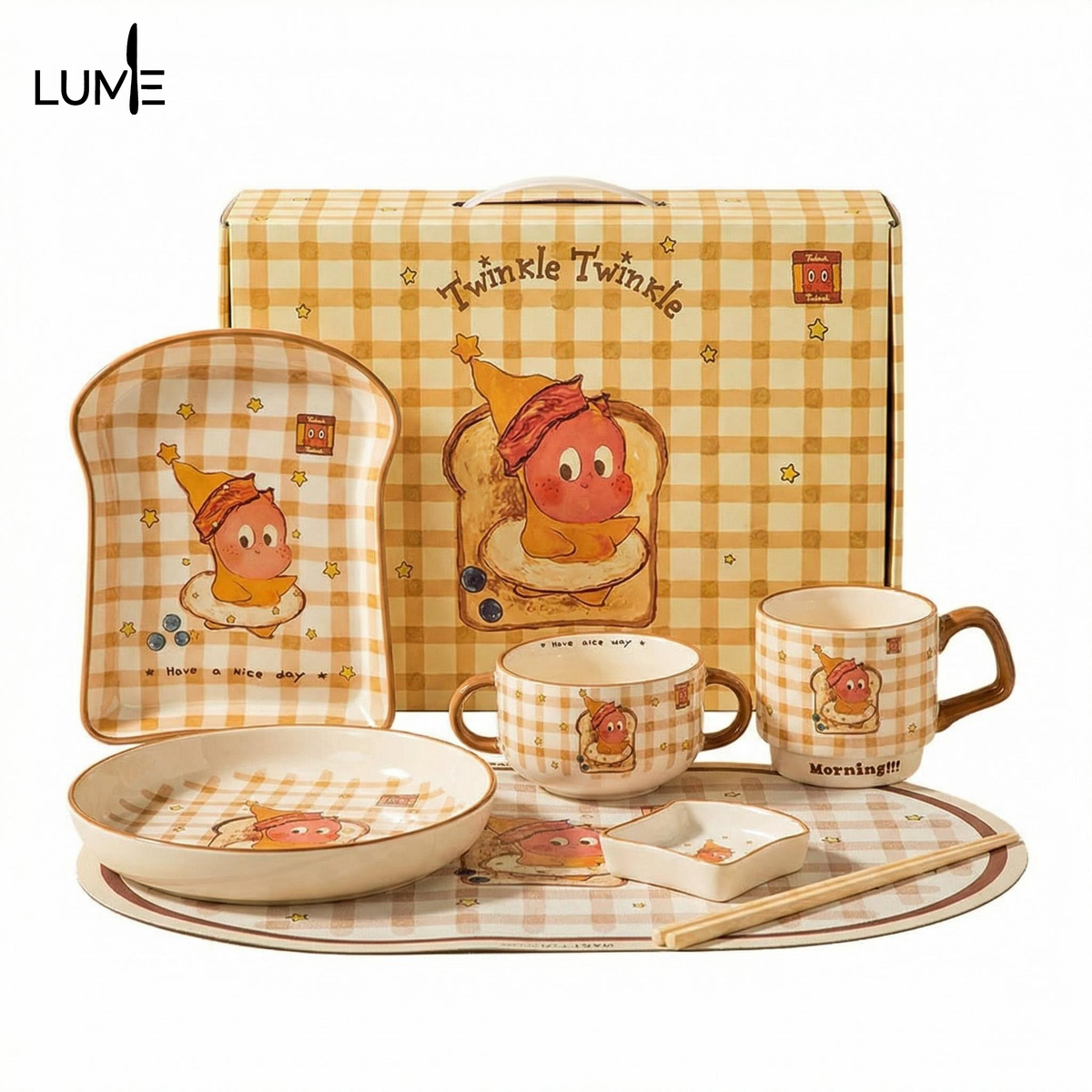 Twinkle twinkle dinnerware gift set