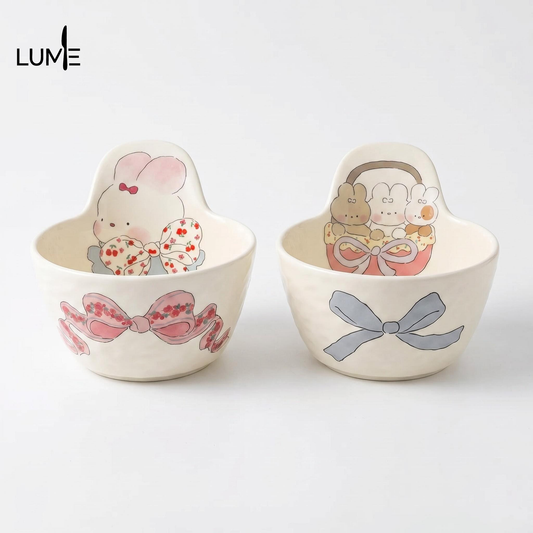 Bow rabbit bowl