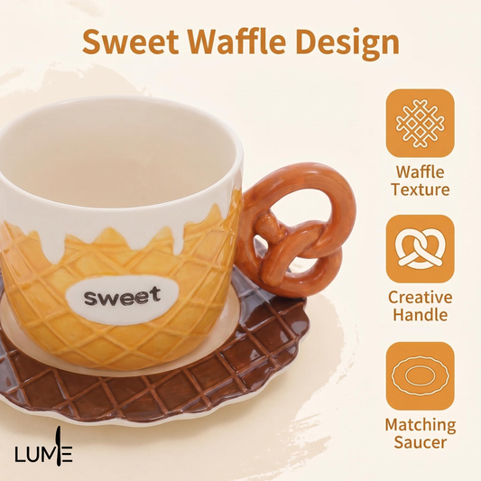 Cream waffle cup