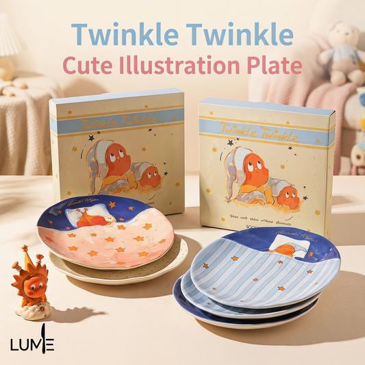 Twinkle Twinkle星星人 Sleep Dinner Plate