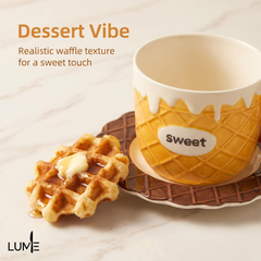 Cream waffle cup