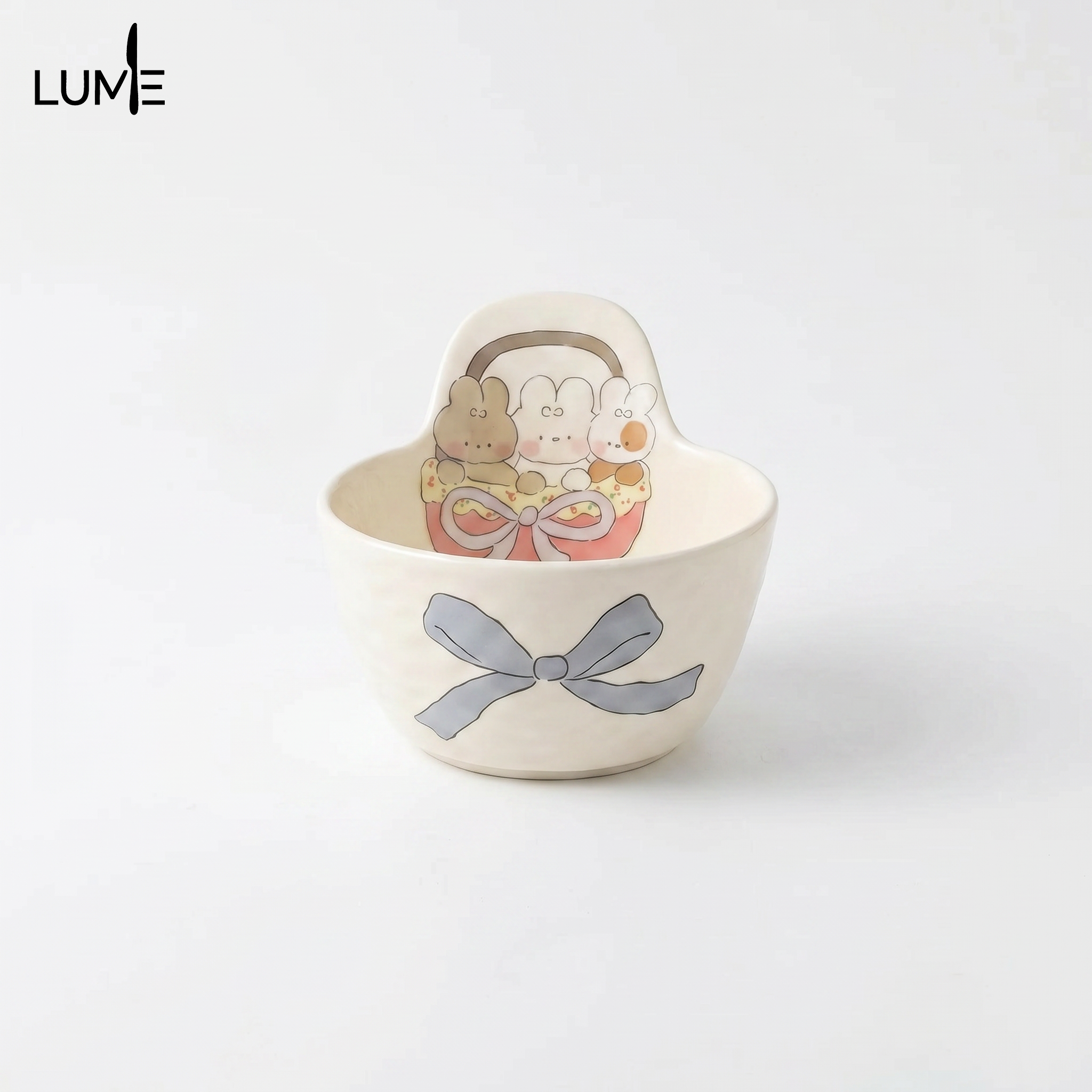 Bow rabbit bowl