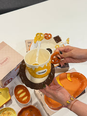 Cream waffle cup