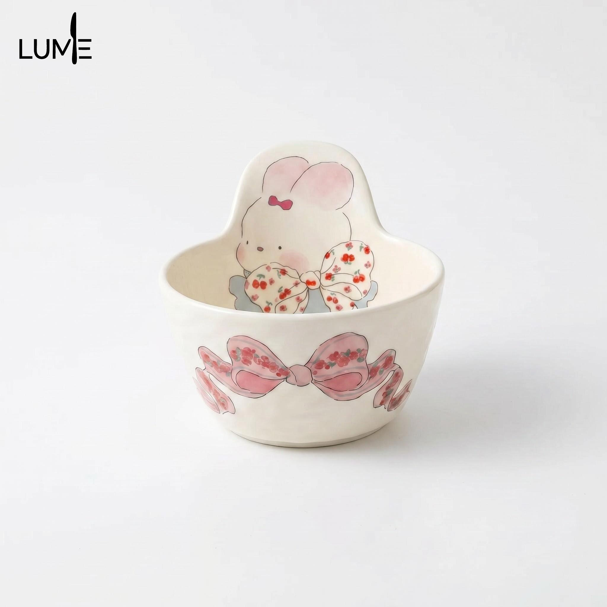 Bow rabbit bowl
